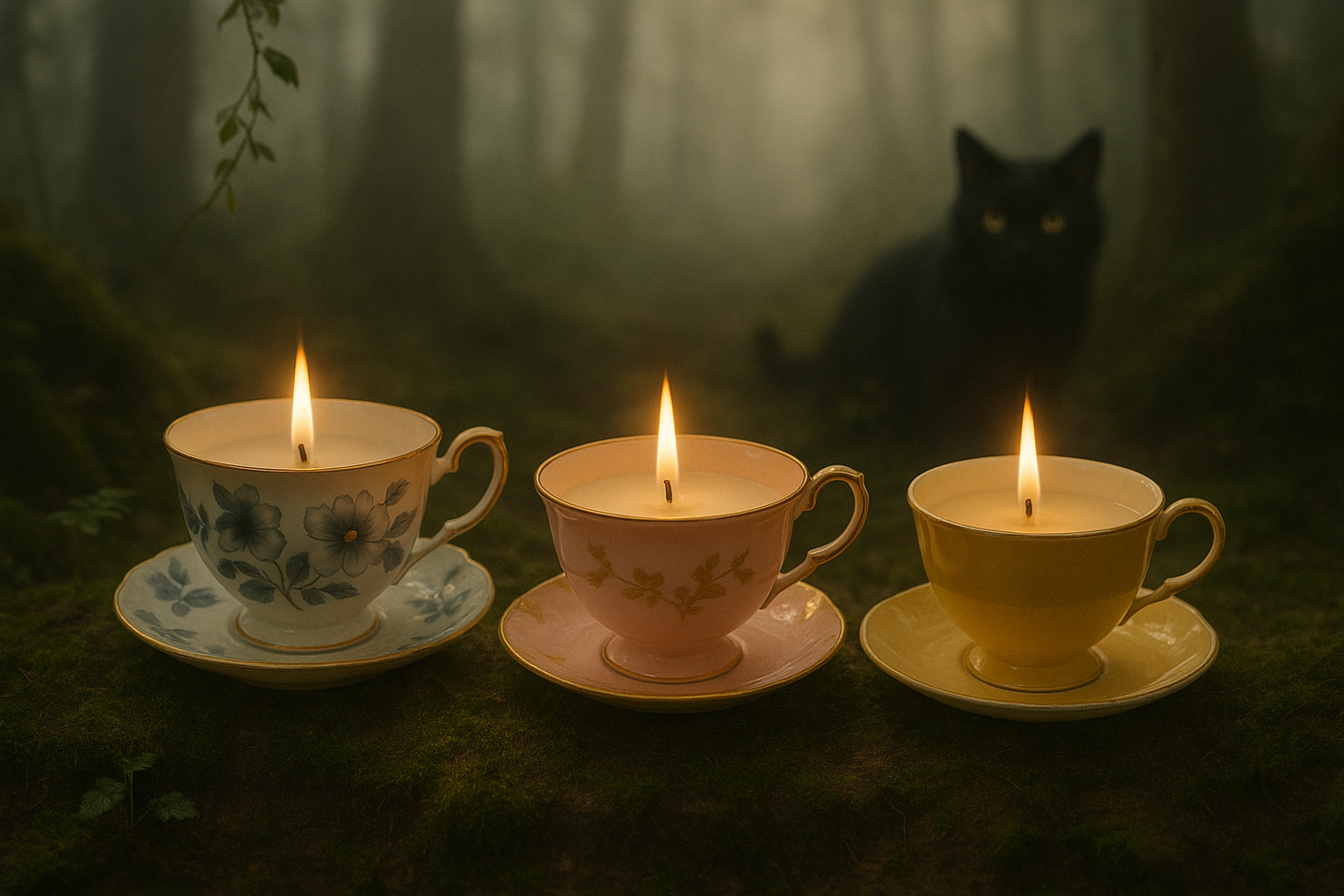 Vintage Teacup Candle