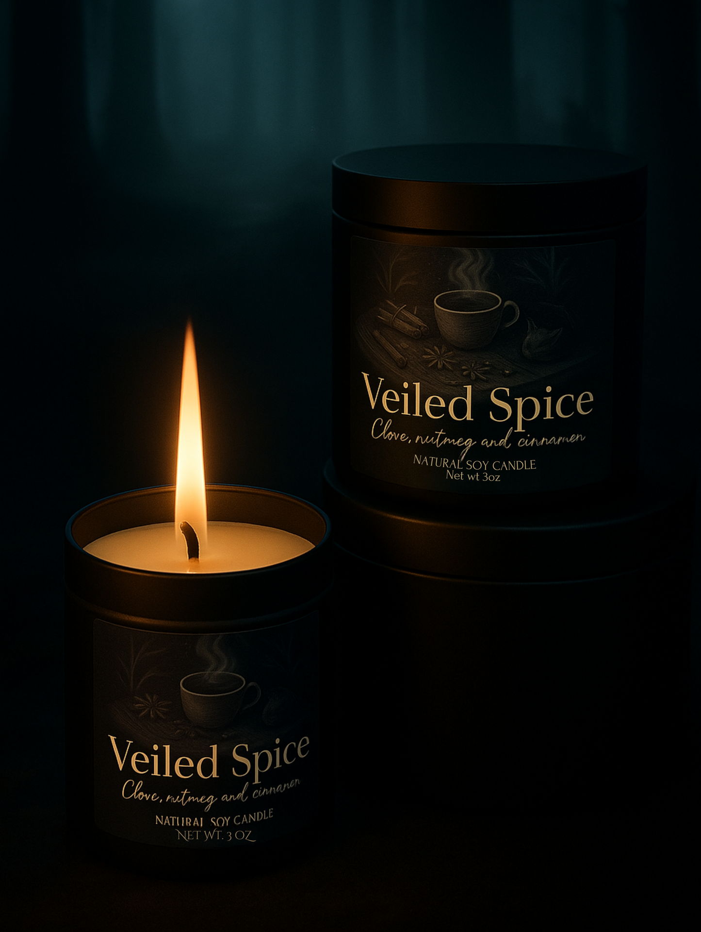 3 oz candle tin