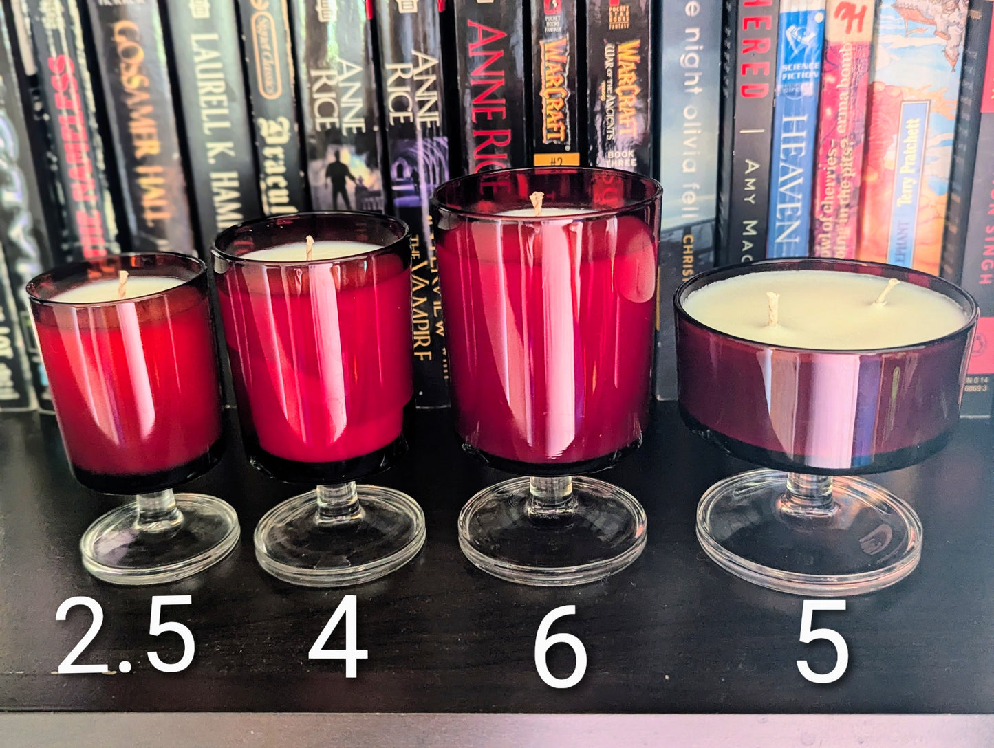 Vintage ruby candle - 2.5oz